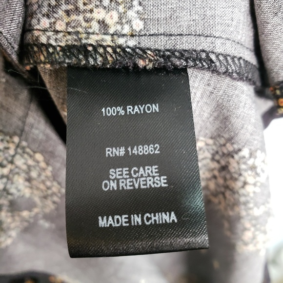 Torrid Plus Size Skull Challis Button Down Top - Picture 5 of 6